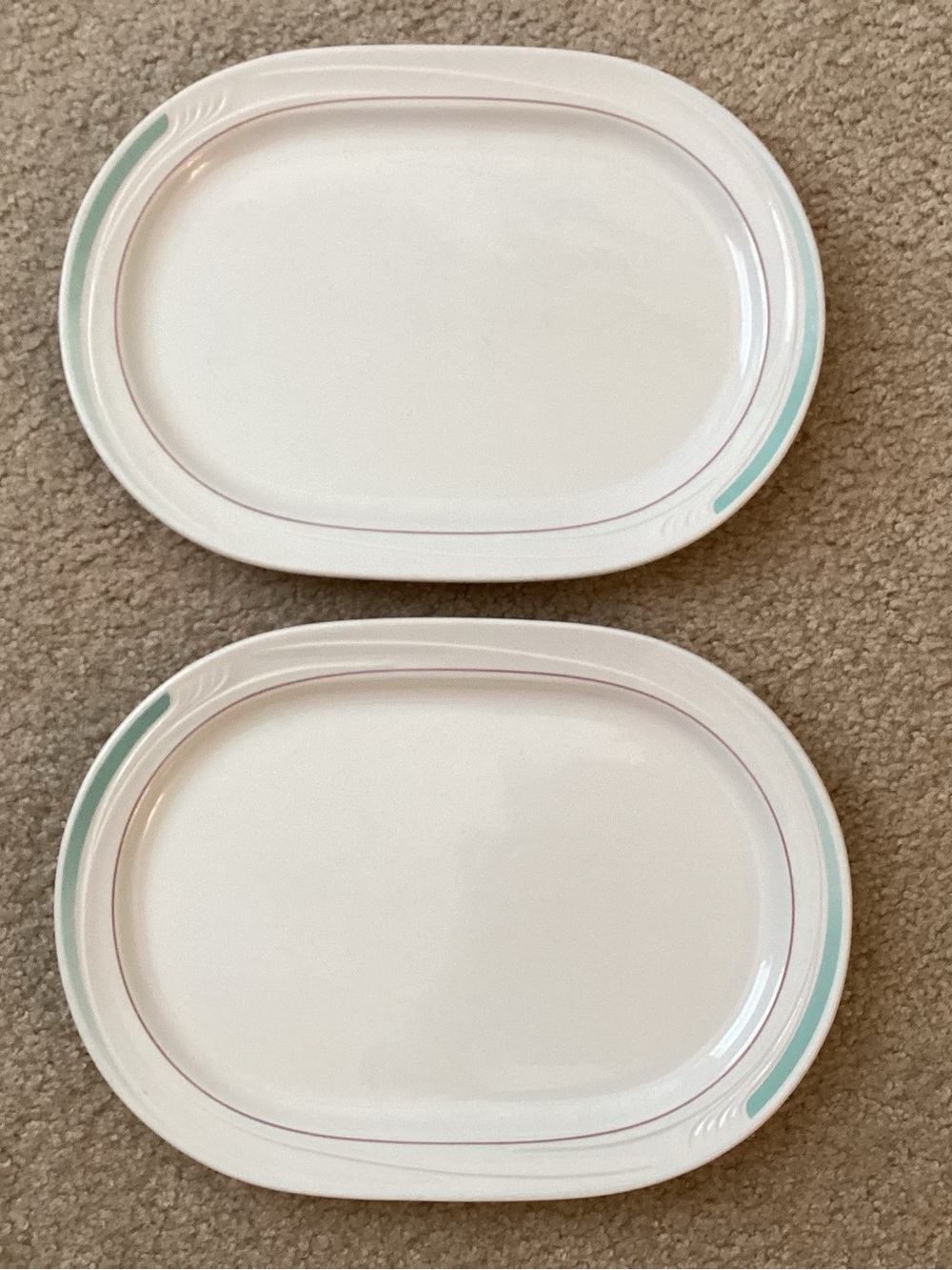 Set Of 2 Espree By Oneida Serving Platters - IEC